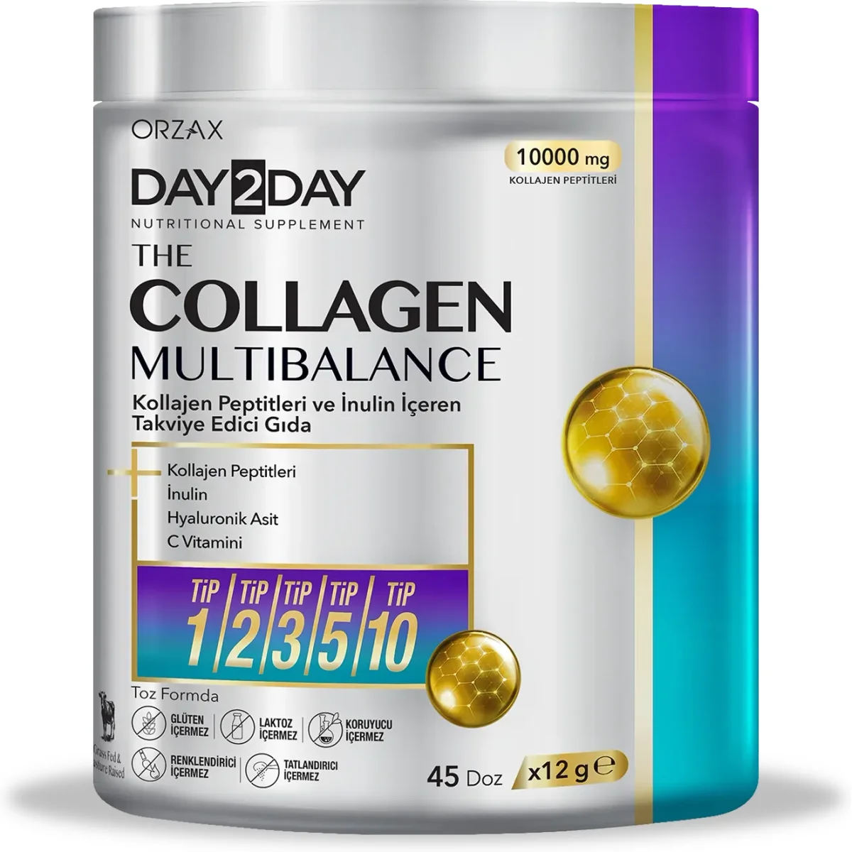 Day2Day The Collagen MultiBalance Hindistan Cevizi Aromalı Toz