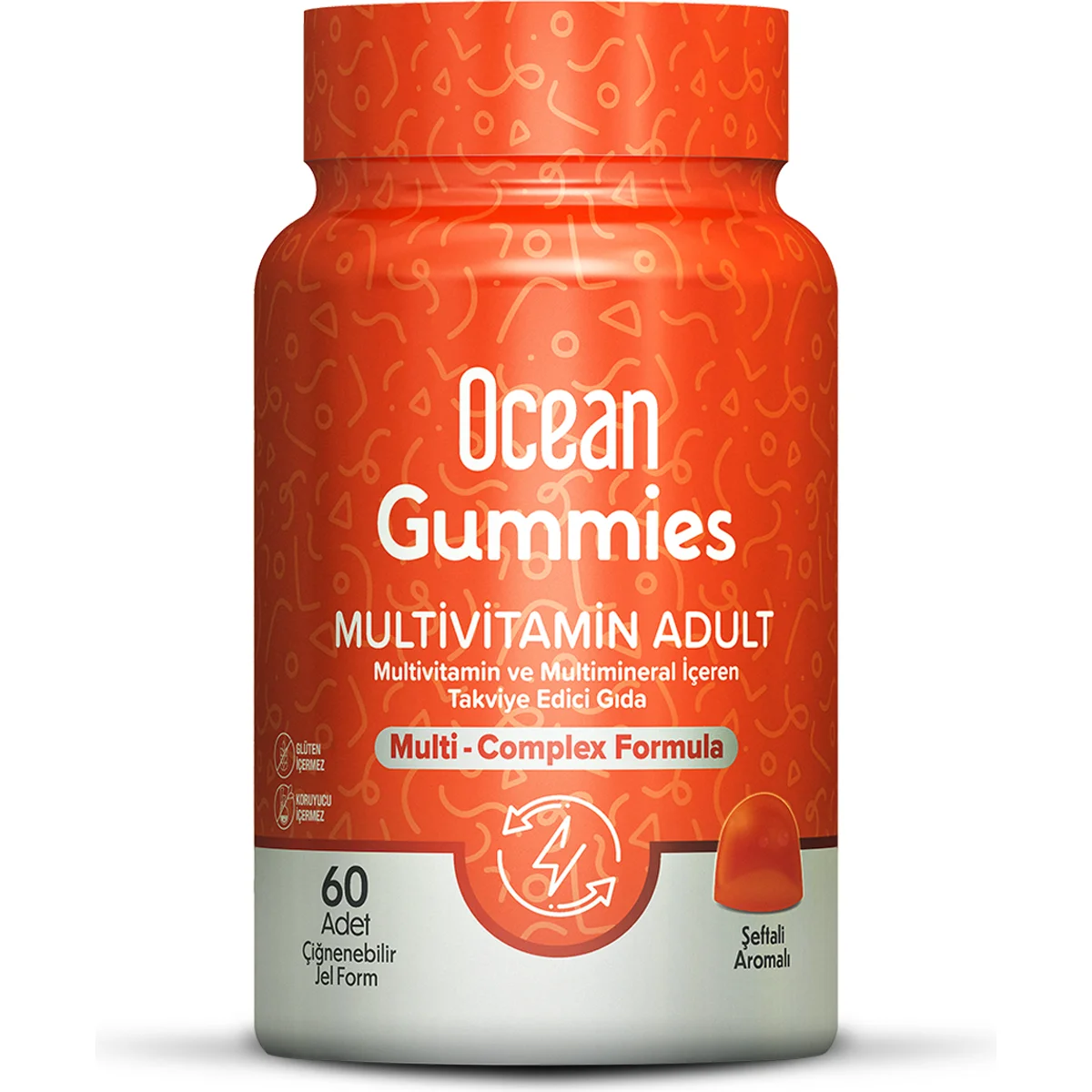 Ocean Gummies Multivitamin Adult 30 Çiğnenebilir Jel
