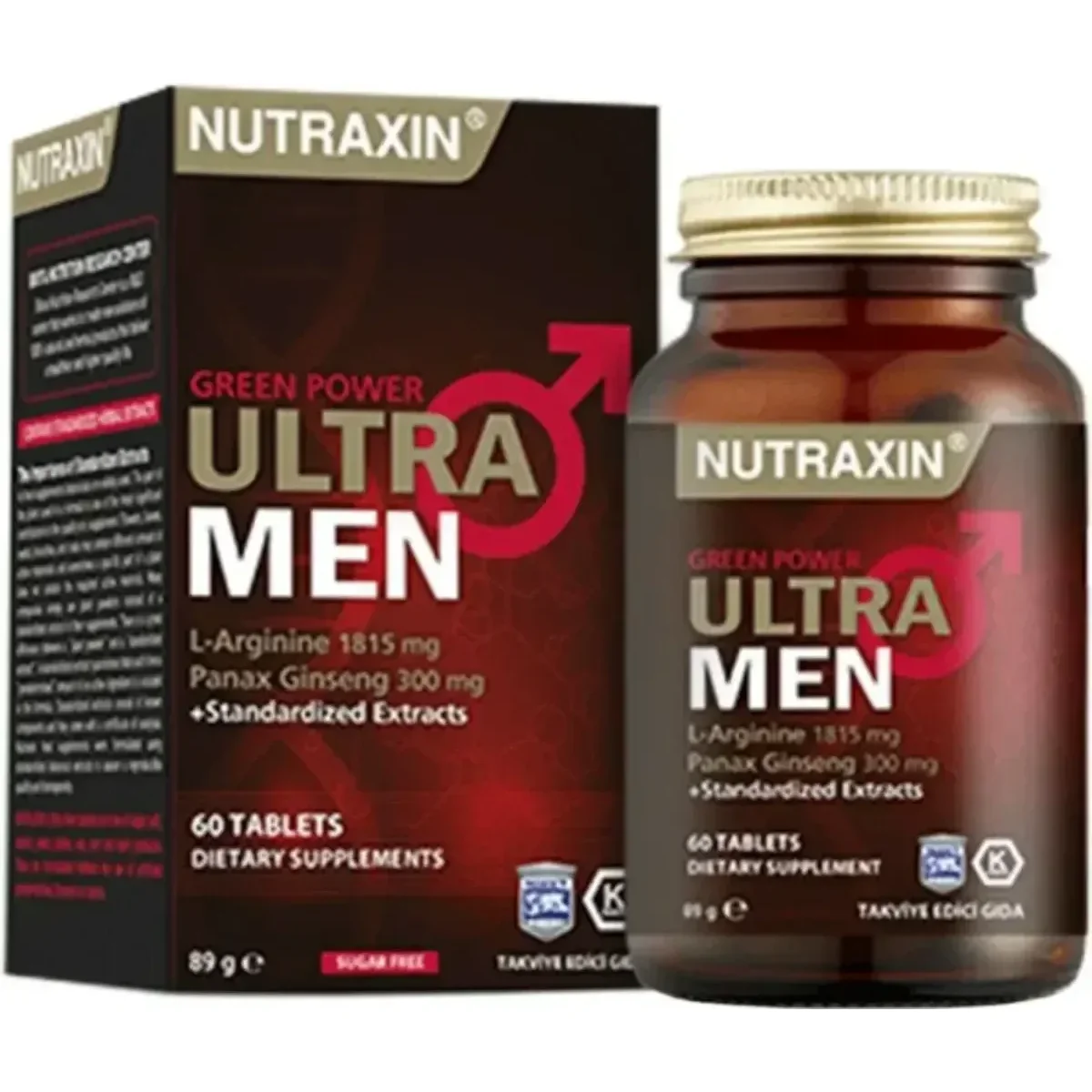 Nutraxin Ultra Men 60 Tablet - Bitkisel Destek İçeren Vitamin Takviyesi