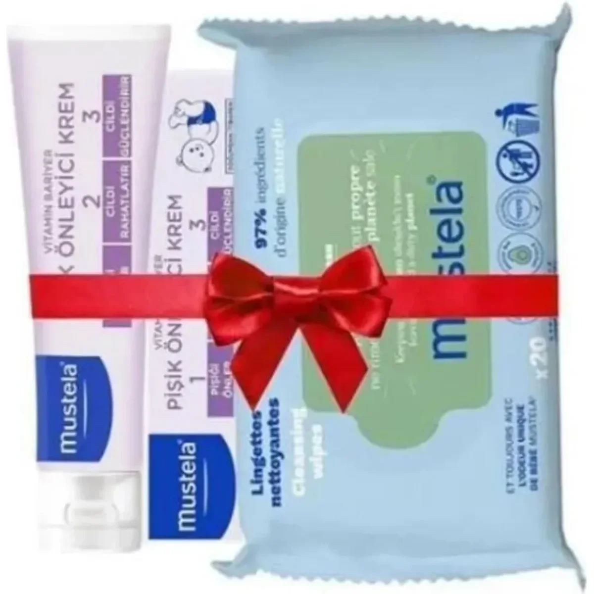 Mustela Stelatopia Lingettes Nettoyantes Relipidantes