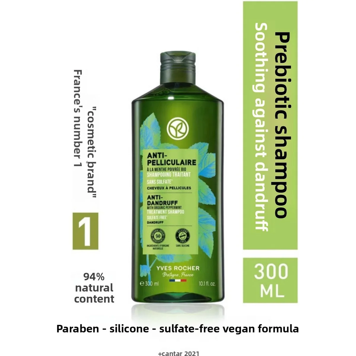 Shampooing antipelliculaire Apple Fresh