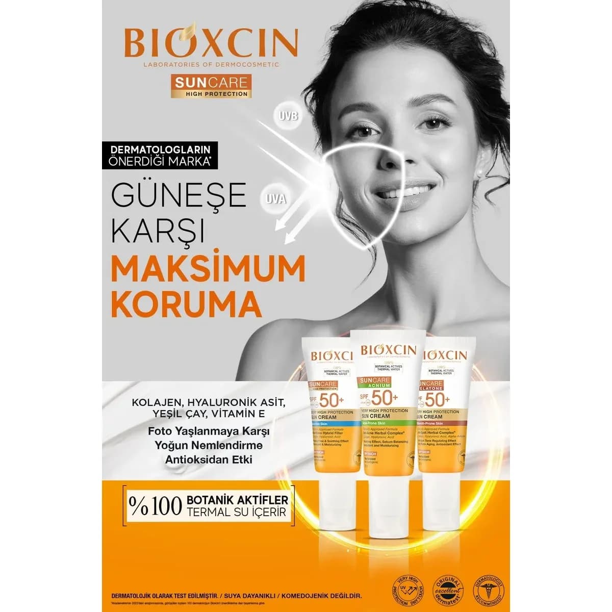 Bioxcin Sun Care Yağlı Ciltler İçin Güneş Kremi SPF 50+