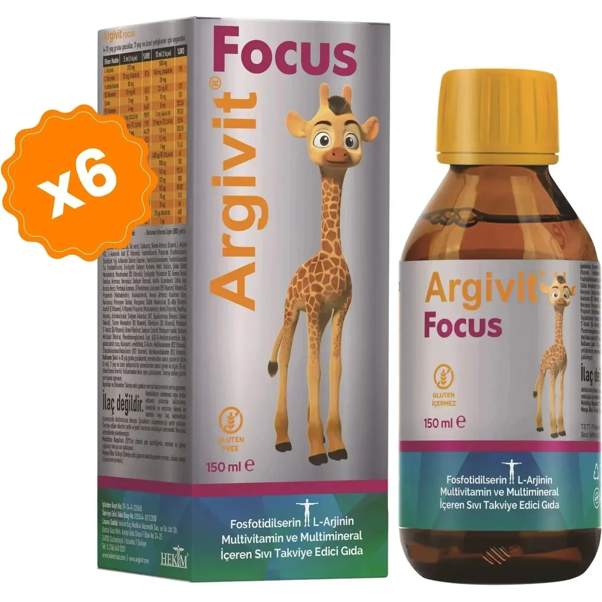 Argivit Focus Şurup 150 ml