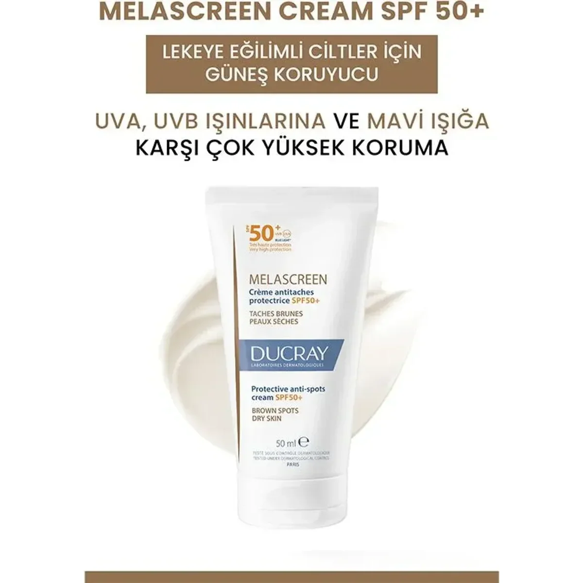 Ducray Melascreen UV Rich Cream SPF50+