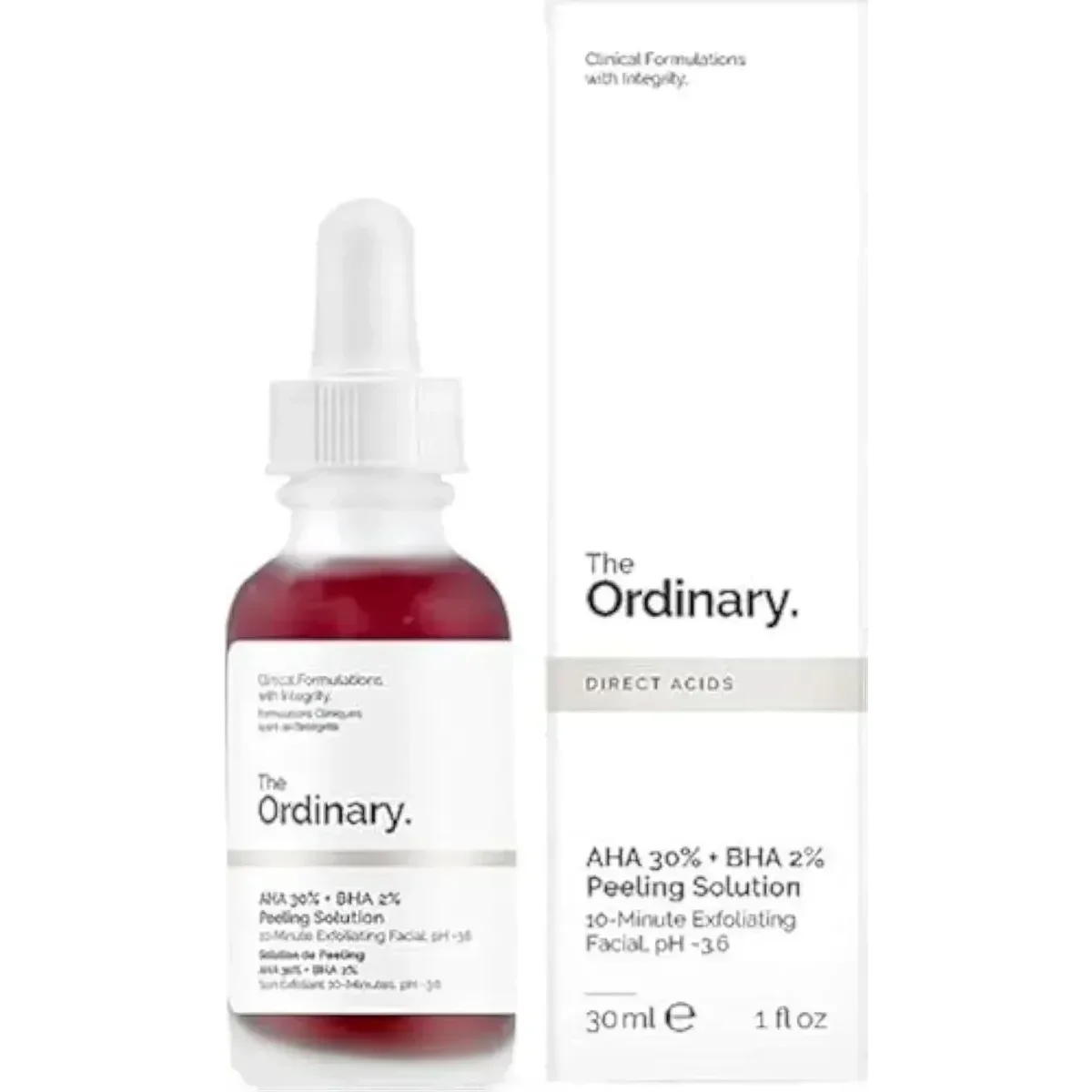 The Ordinary AHA 30% + BHA 2% Peeling Solution