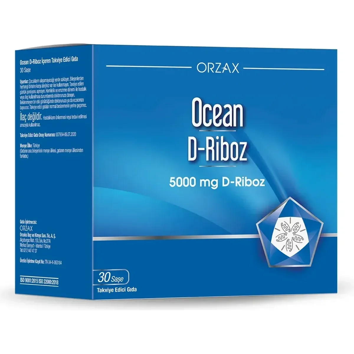 Ocean D-Riboz 5000 mg 30 Saşe