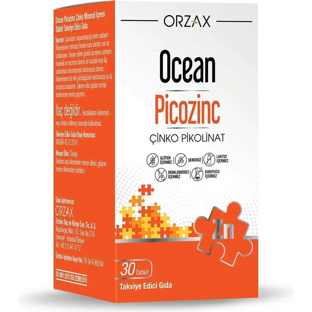 Ocean Picozinc 30 Tablet