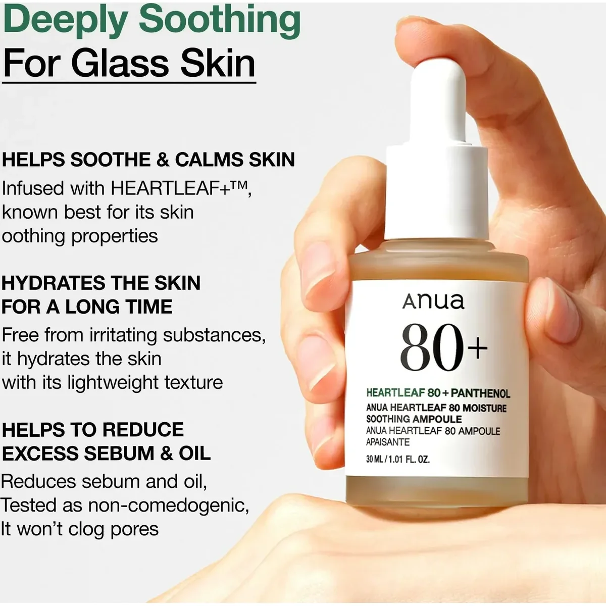 Anua Heartleaf 80% Soothing Ampoule