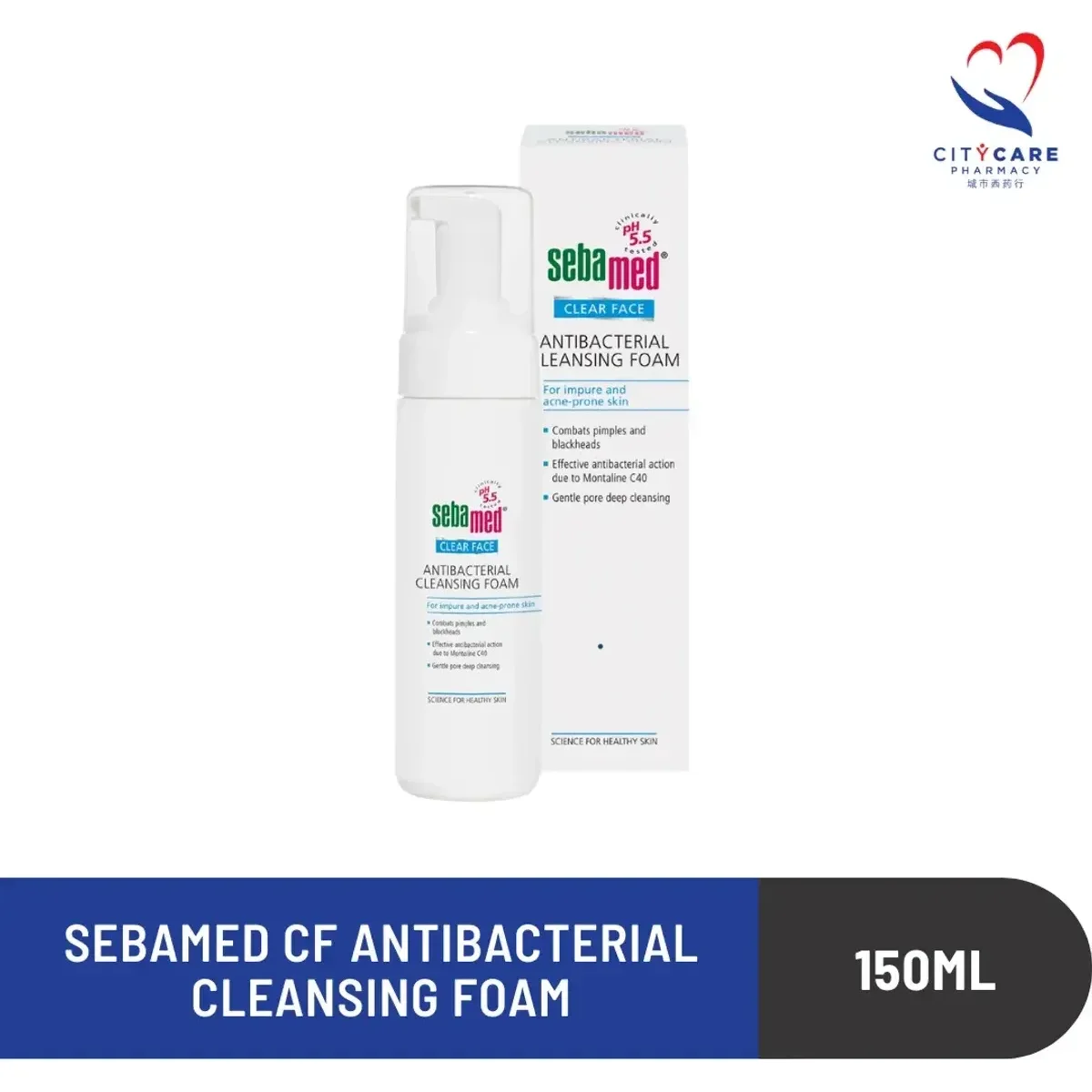 Sebamed Clear Face Antibacterial Cleansing Foam